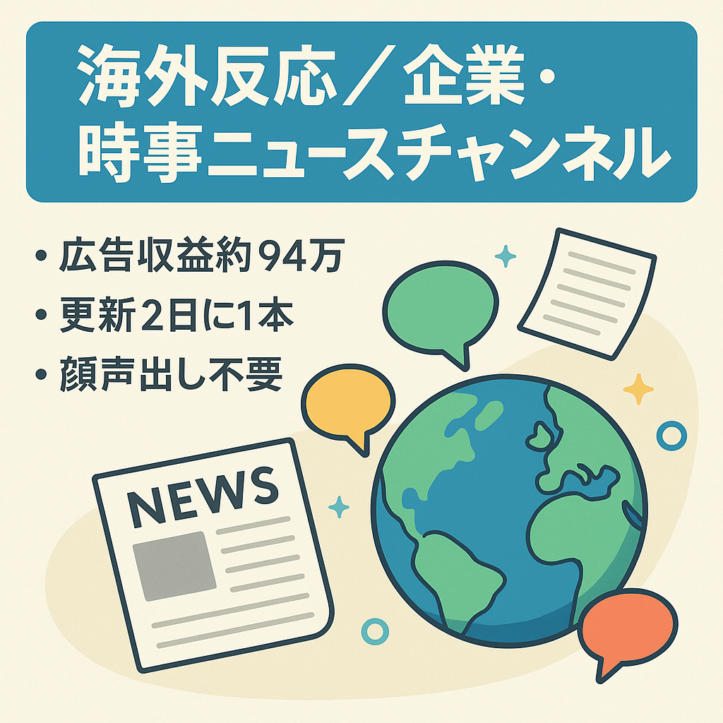 【過去最高売上93万円】企業・時事ニュースに関する海外の反応系チャンネル