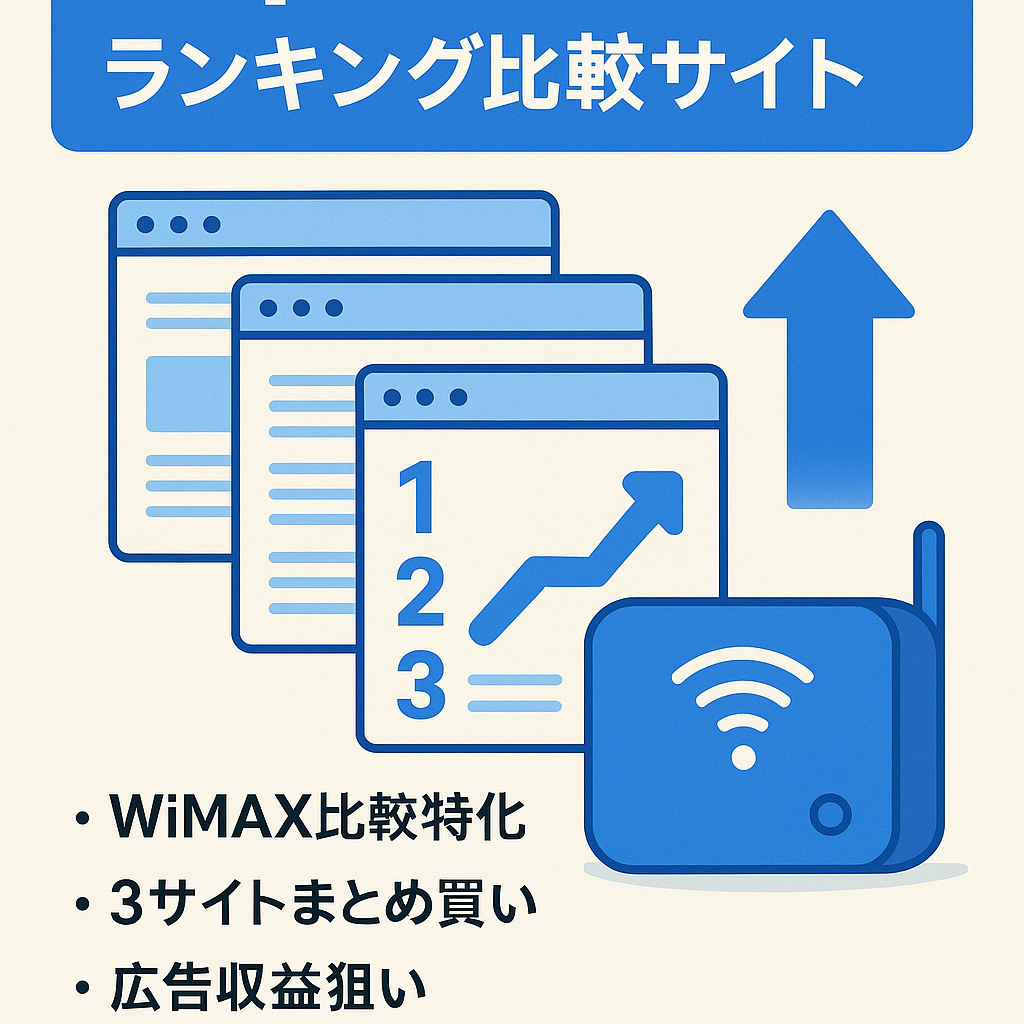 【3サイトセット】Wimaxのランキング比較サイト