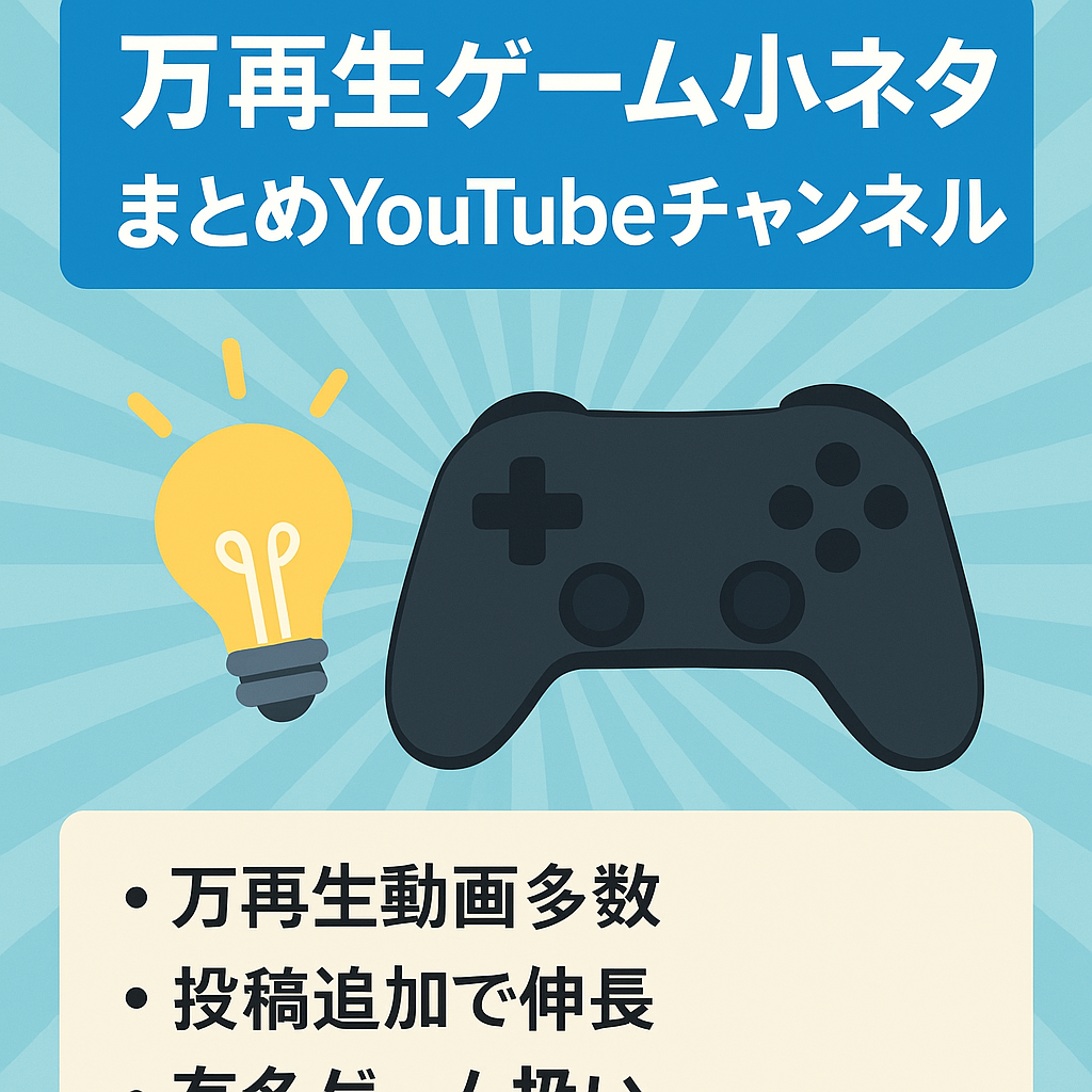 【万再生多数】人気有名ゲームの小ネタまとめYouTubeチャンネル