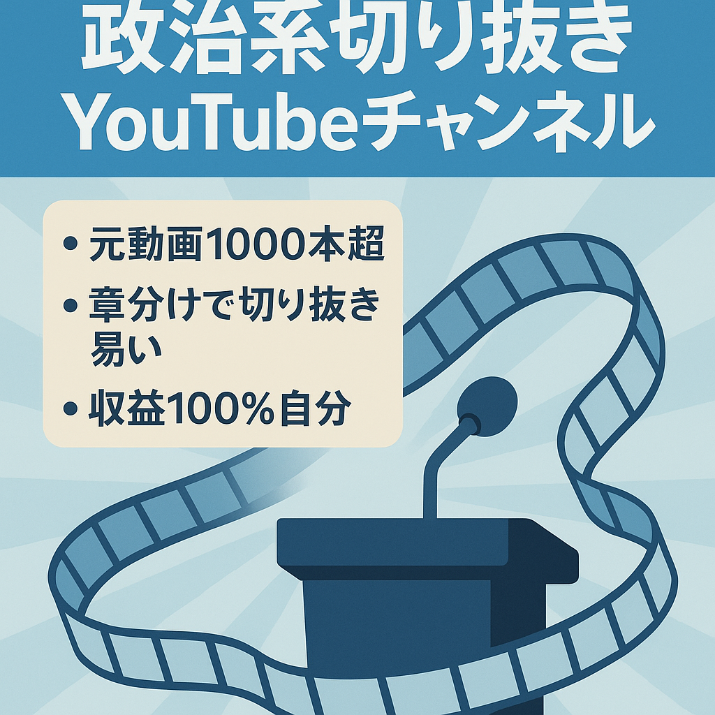 【切り抜き】ネタに困らない 政治系YouTube切り抜きチャンネル