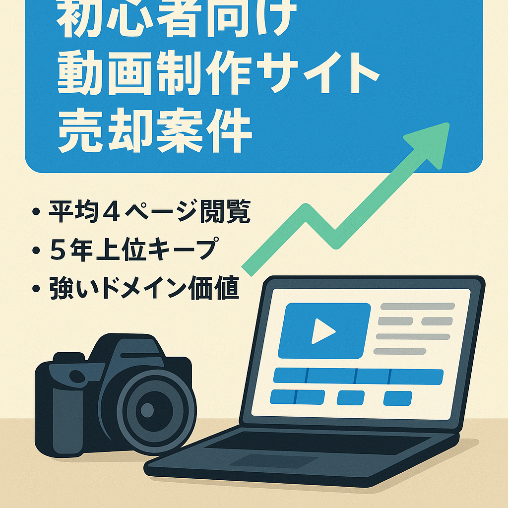 【初心者向けキーワードで上位表示】動画制作の方法を解説しているハウツーサイト