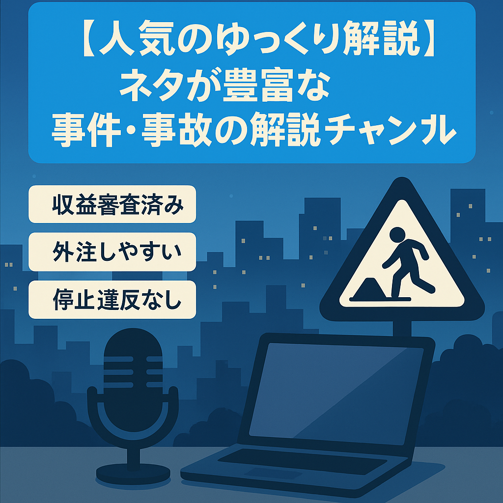 【人気のゆっくり解説】ネタが豊富な事件・事故の解説チャンネル
