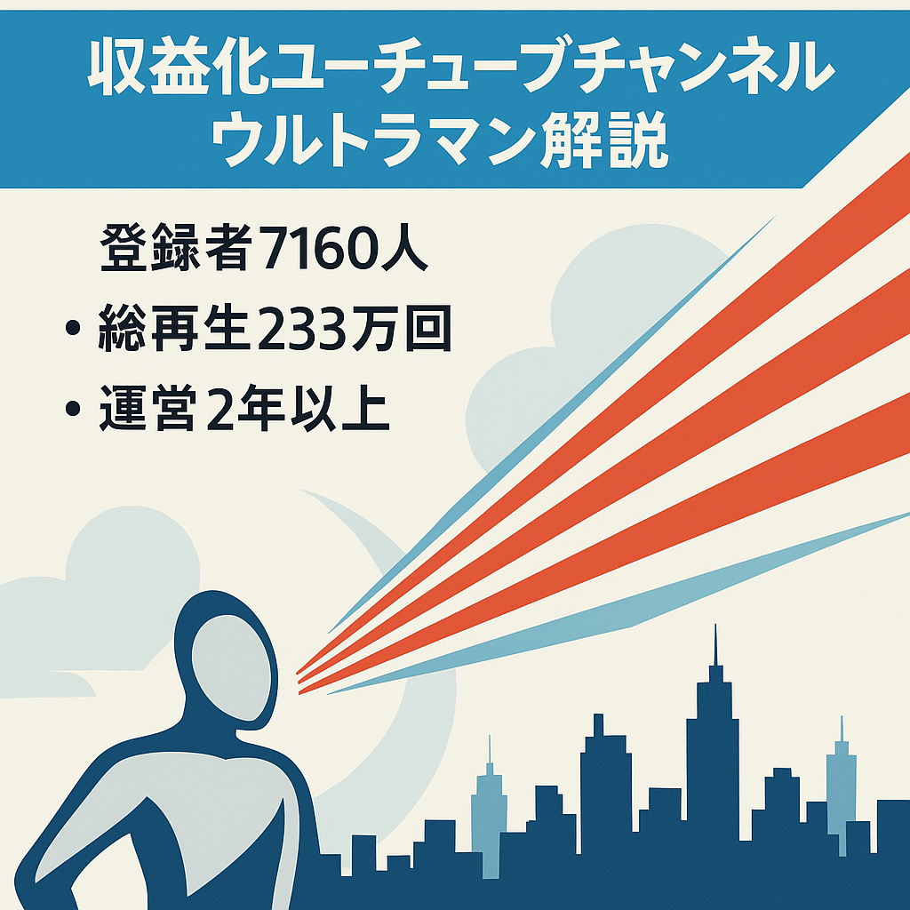 収益化済み！ウルトラマンゆっくり解説【運営期間2年以上】