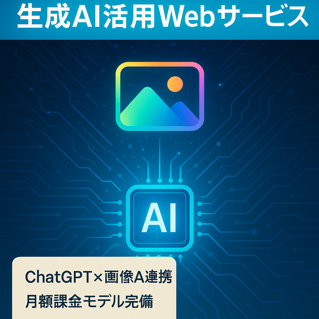 誰でも簡単に画像が作れる生成AIを活用したWebサービス