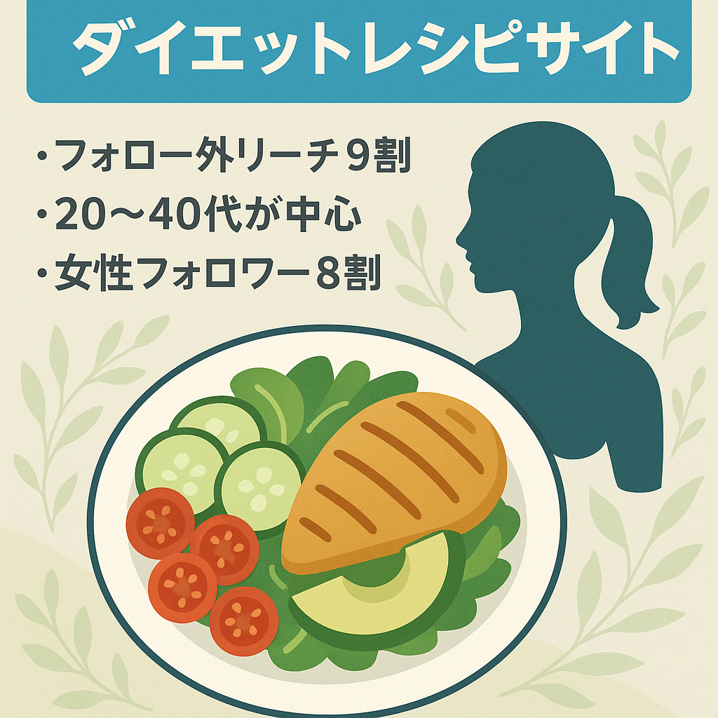 【フォロワー8000人以上】ダイエットレシピキュレーションサイト