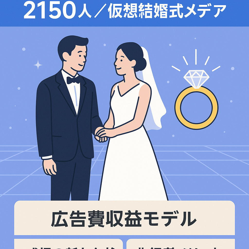 【Instagramフォロワー2,150人】仮想空間で開催する新しい結婚式のカタチを提供するメディア