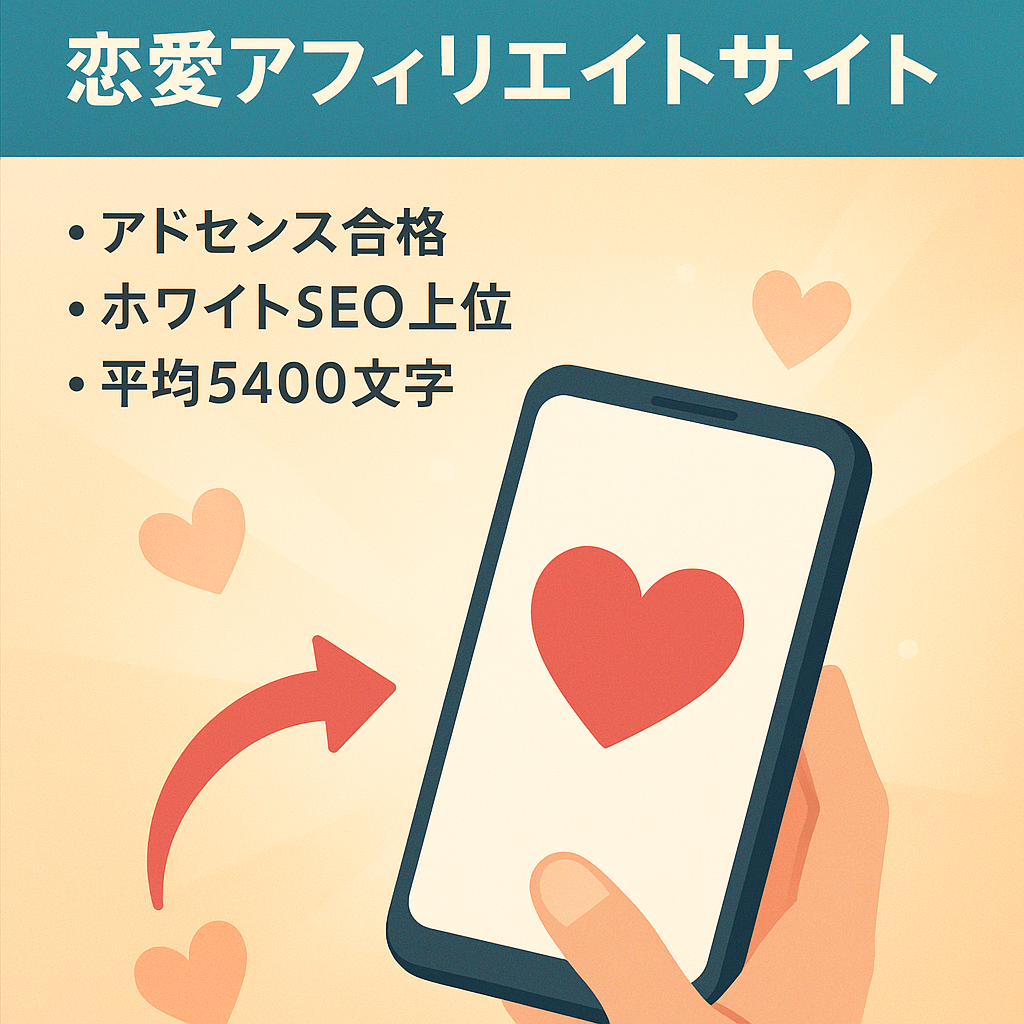 利用者が増えているマッチングアプリや恋愛を扱うアフィリエイトサイト