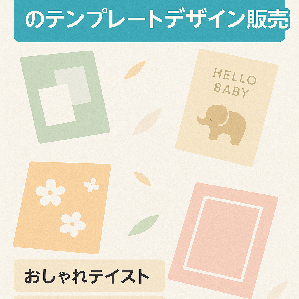 オリジナルハガキ・ポスターのテンプレートデザイン販売