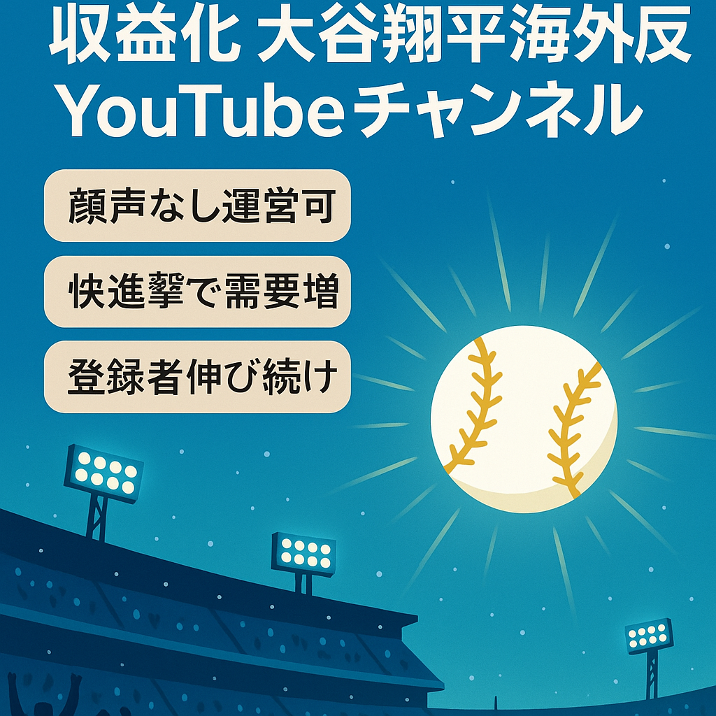 【収益化済み】大谷翔平メジャーリーガーの海外の反応 YouTubeチャンネル