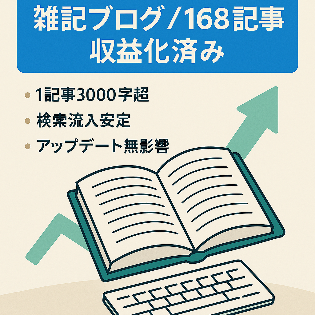 雑記ブログ168記事で収益化済み！1記事3000字以上のボリューム