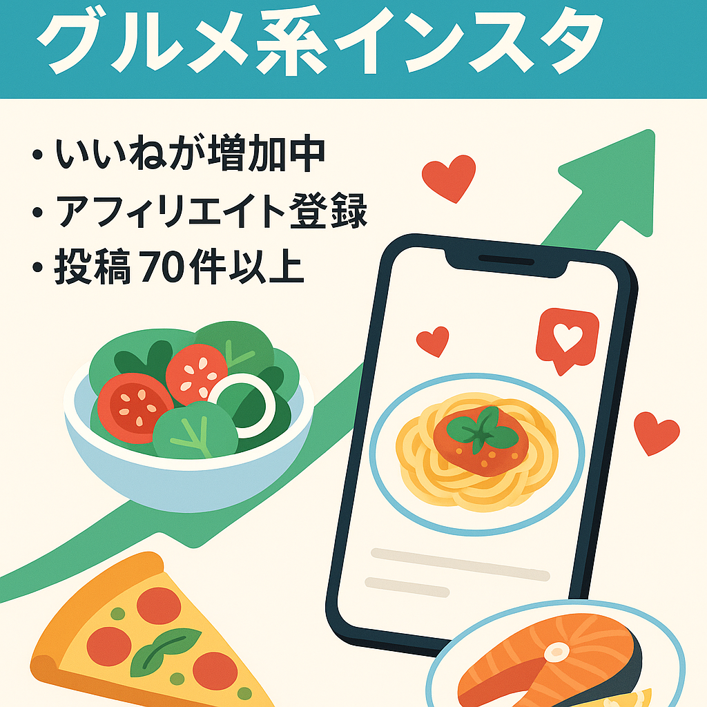【インスタ2.7万フォロワー】現在成長中のグルメ系インスタアカウント