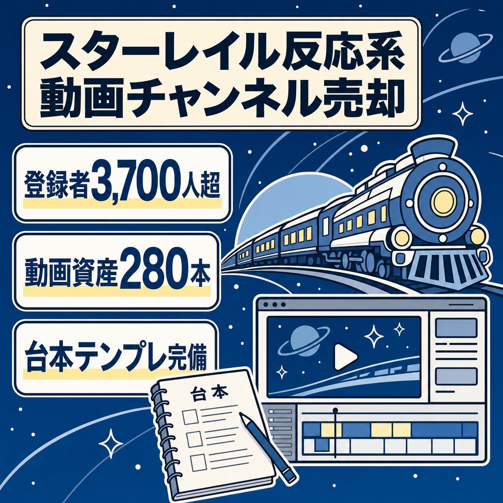 【登録者3,700人超】運用サポート付！台本・編集テンプレ完備のスターレイル反応系（転生歓迎）