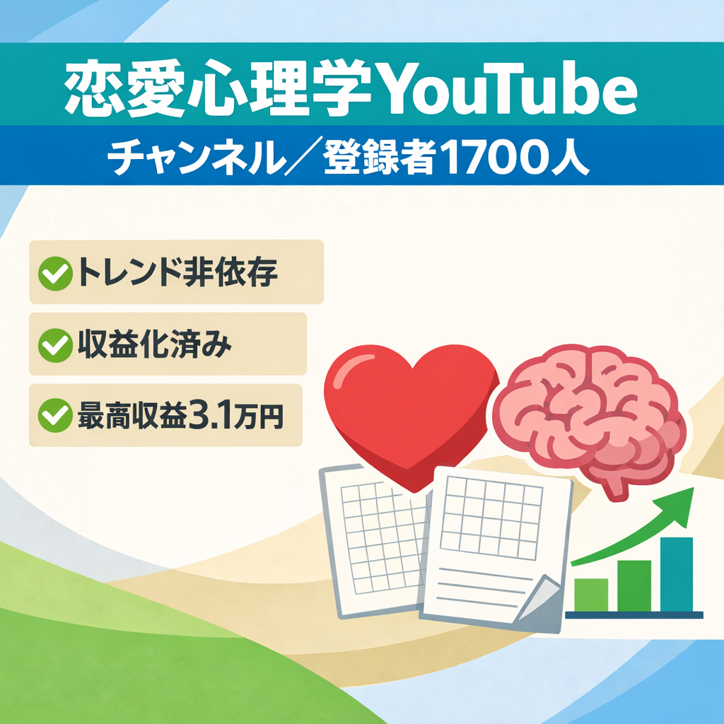 【登録者1,700人↑】週2投稿の恋愛心理学チャンネル。