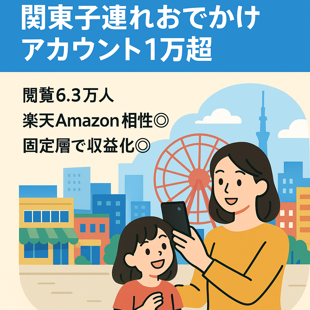 【フォロワー右肩上がり1万人越え】関東圏子連れお出かけアカウント！
