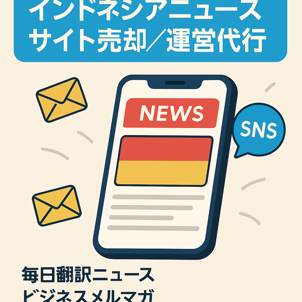 インドネシアでビジネスをお考えの御社やこのビジネススキームを他国でもマーケティングに使える！