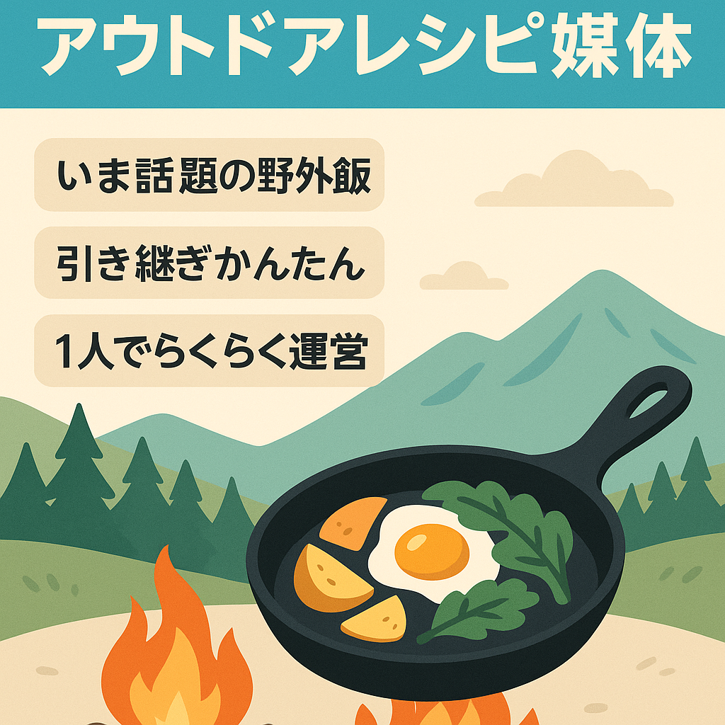 【フォロワー4,600人以上】今トレンドのアウトドア系レシピメディア　※リポスト運用
