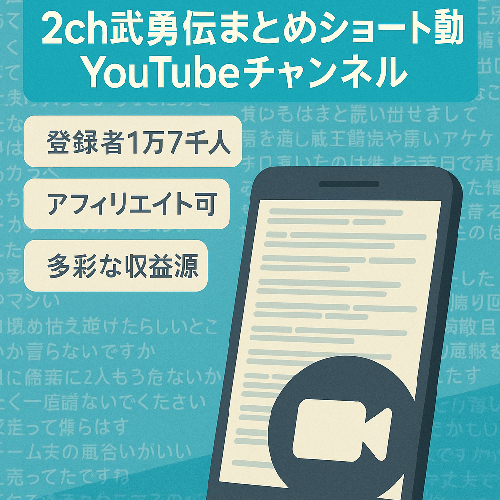 【チャンネル登録者17000人】2ch武勇伝スレまとめショート動画チャンネル