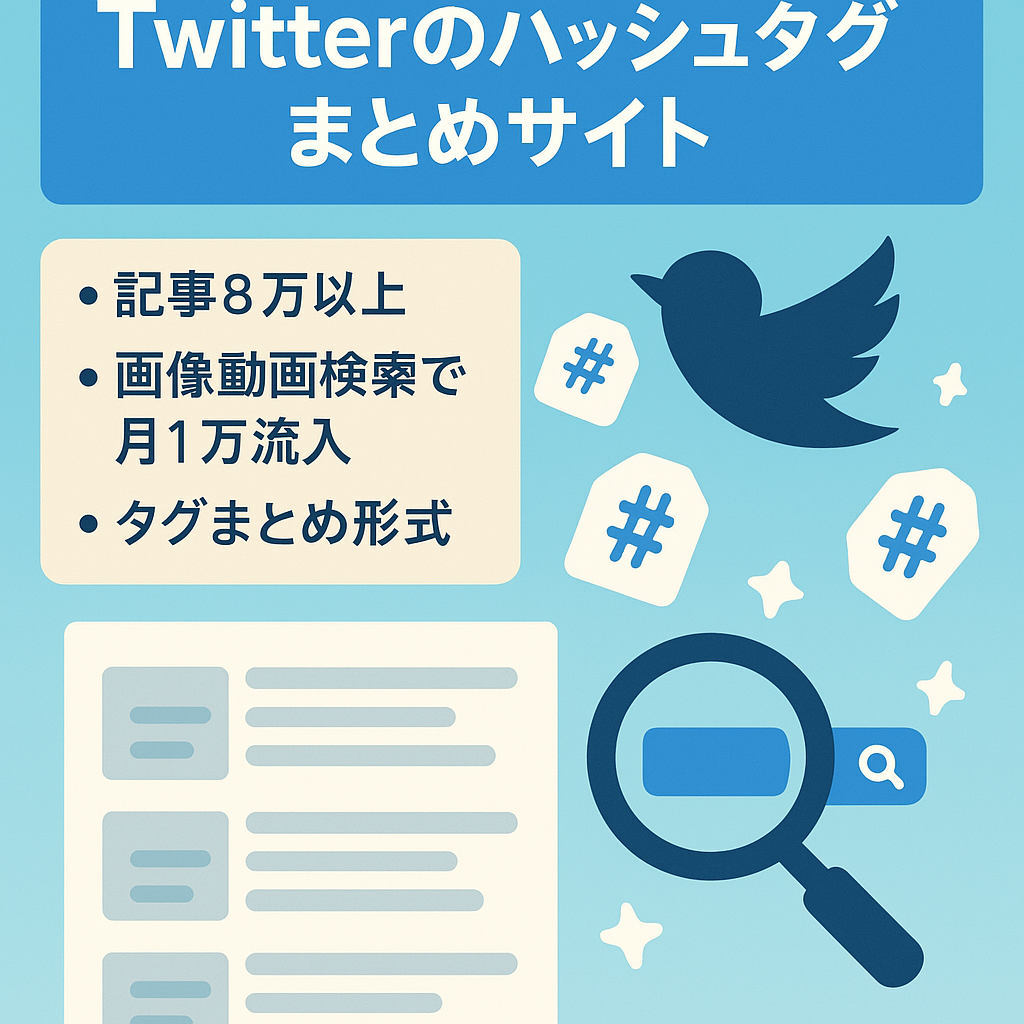 Twitterのハッシュタグまとめサイト