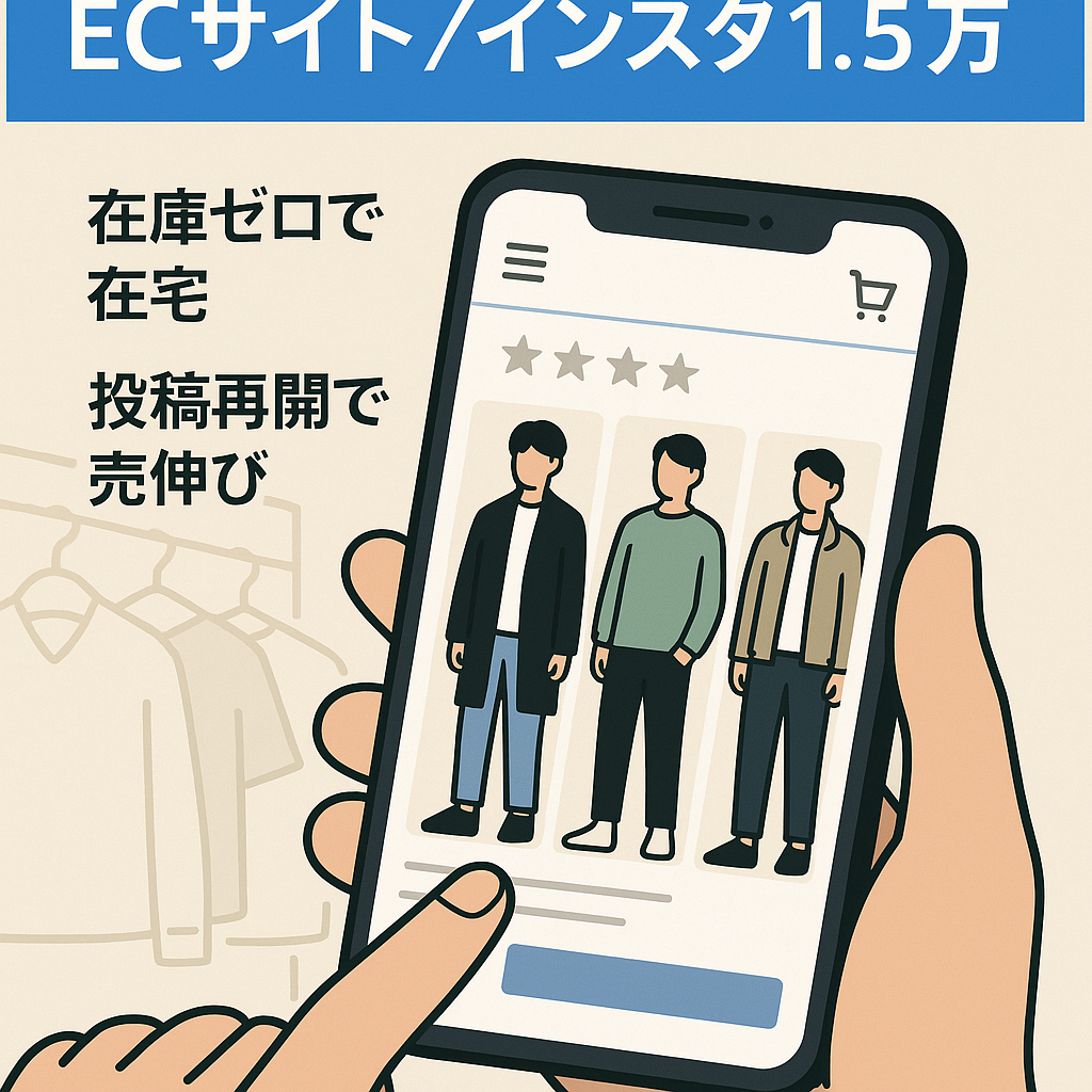 【インスタフォロワー1.5万越え】【韓国モード系メンズファッションECサイト】