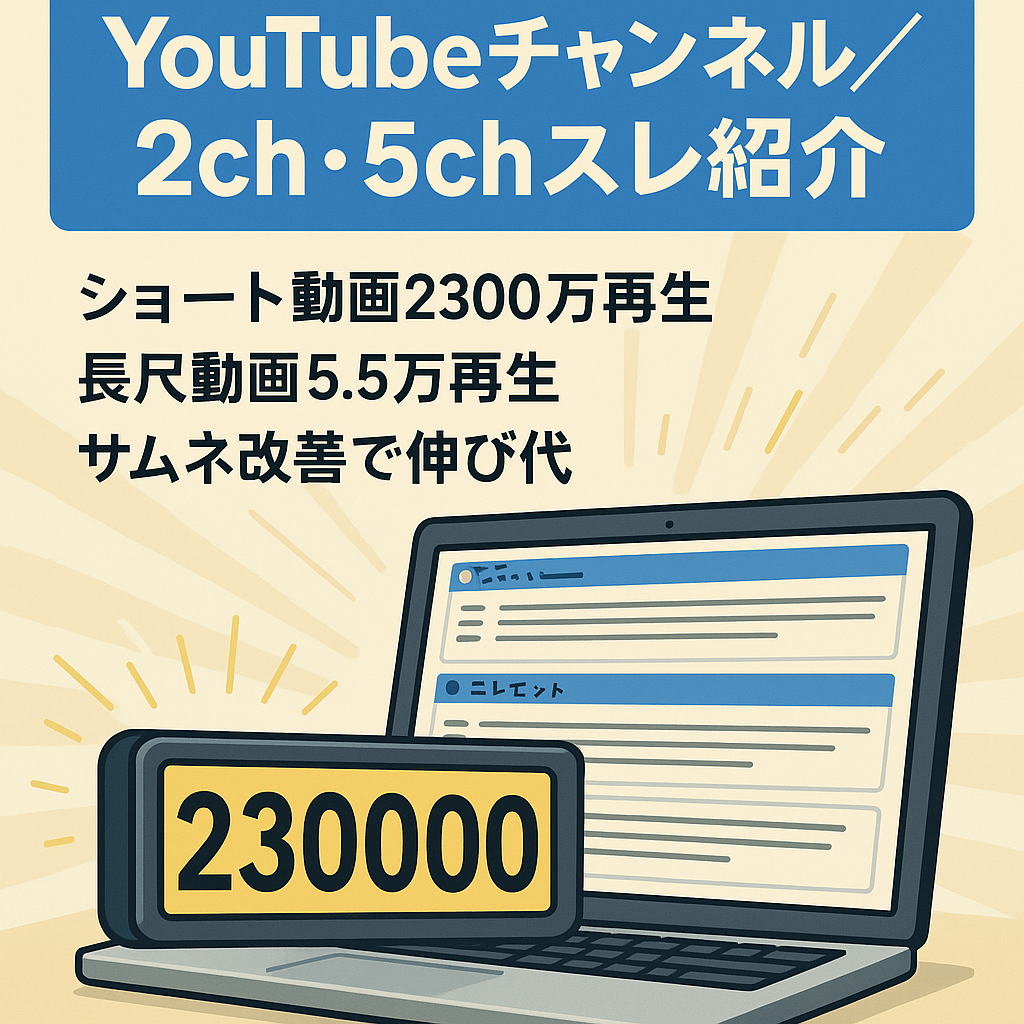 2ch・5chの面白いスレやコピペを紹介するチャンネルです。
