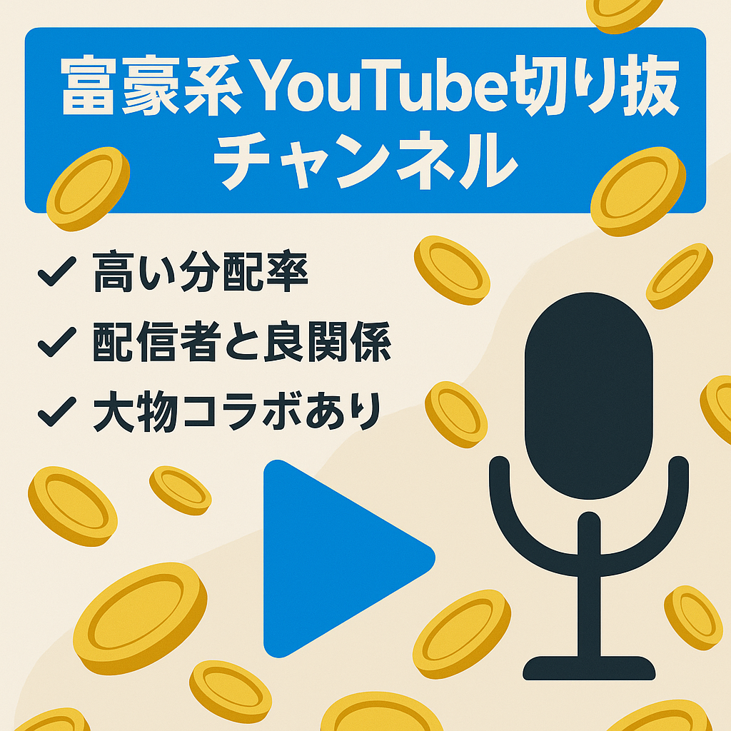 【1日短時間で稼げる・界隈の中で上位】超お金持ちユーチューバー
