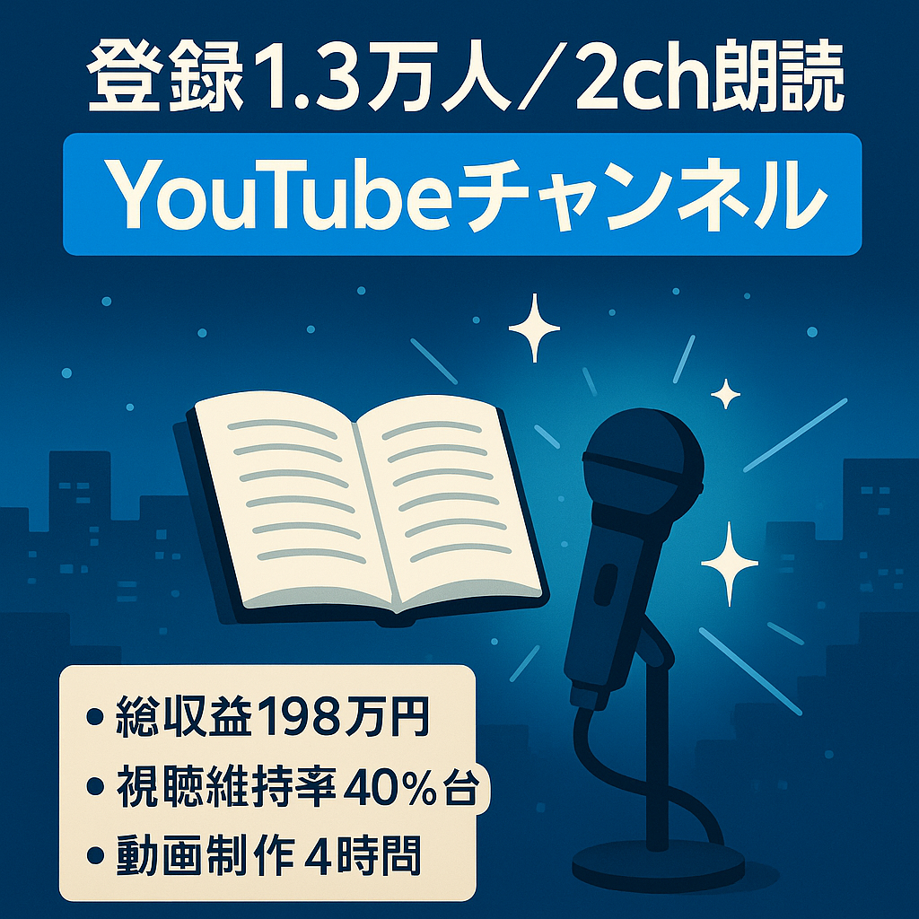 【早い者勝ち！】登録者13000人の2ch系の修羅場朗読チャンネル　(VOICEVOX使用)【訳アリ】