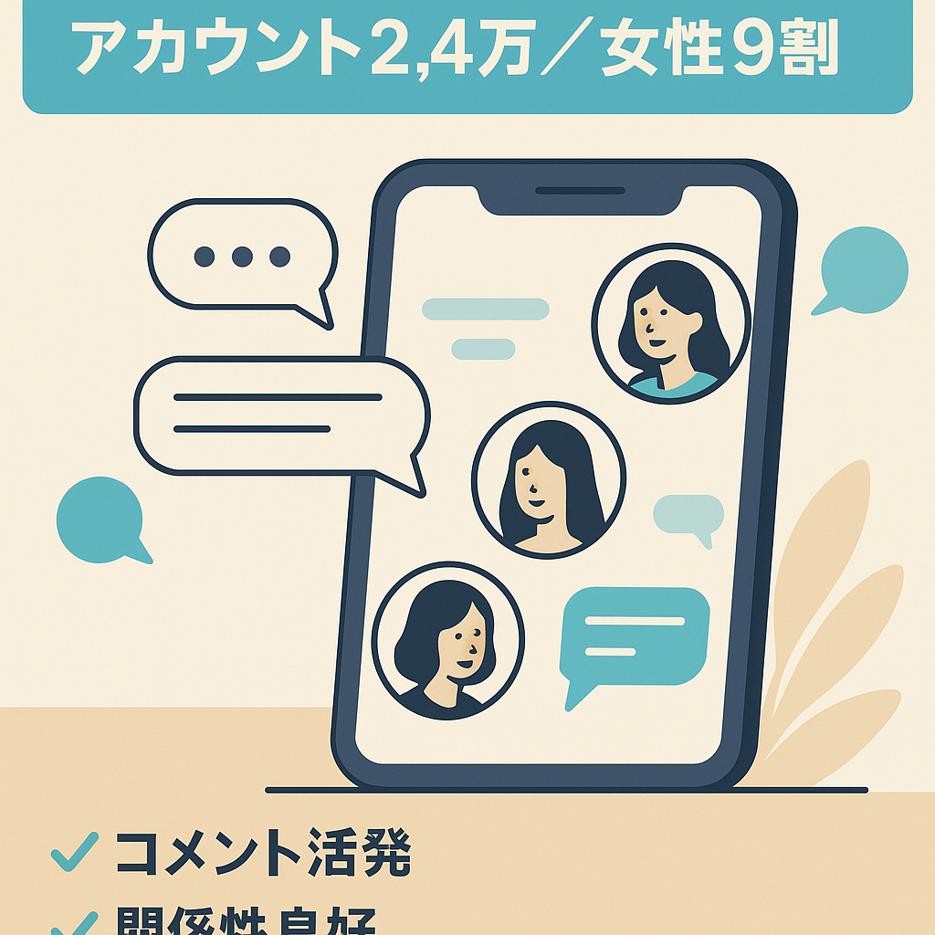 【フォロワー24000人】ゴシップ系インスタグラムアカウント｜フォロワー約90％が女性