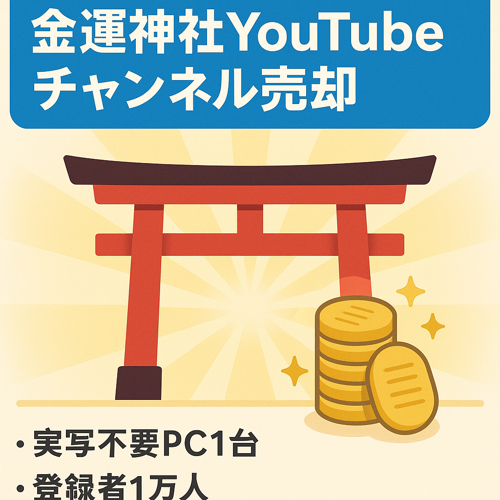 【神社ビジネス】業界初の金運上昇神社YouTubeチャンネル【登録者数10000人・スピリチュアル神社】