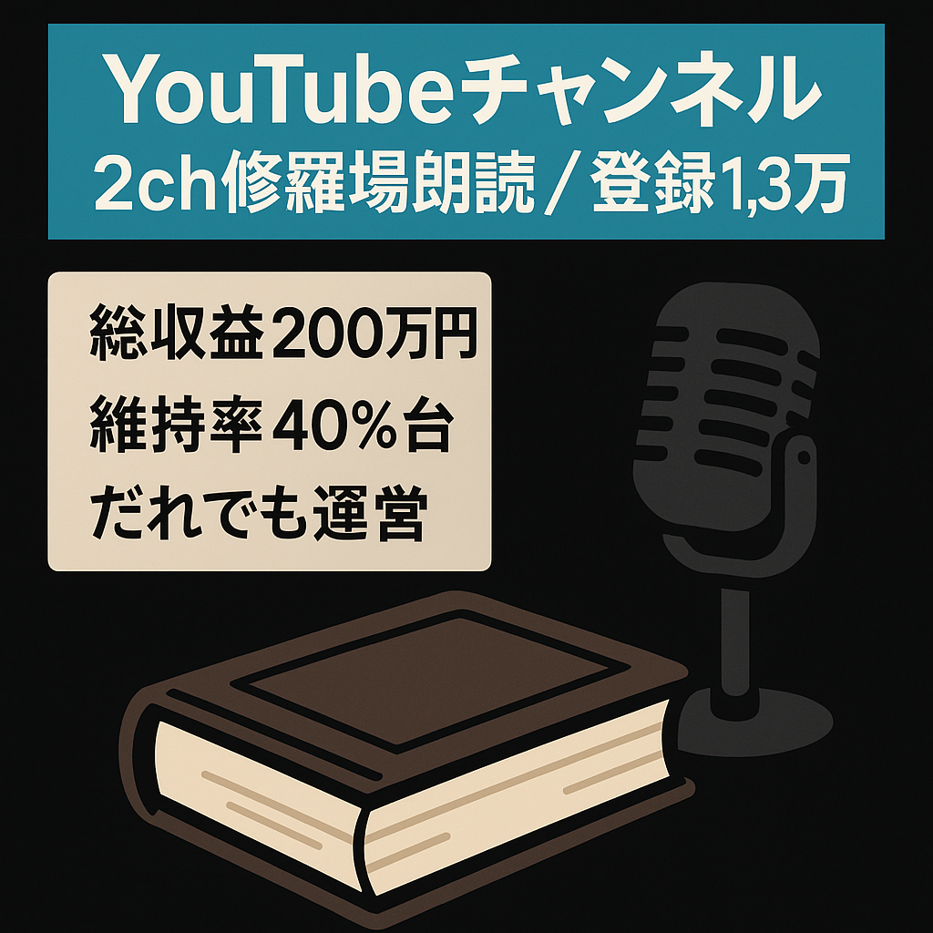 【誰でも運用可能】登録者13000人の2ch修羅場朗読チャンネル【交渉歓迎】
