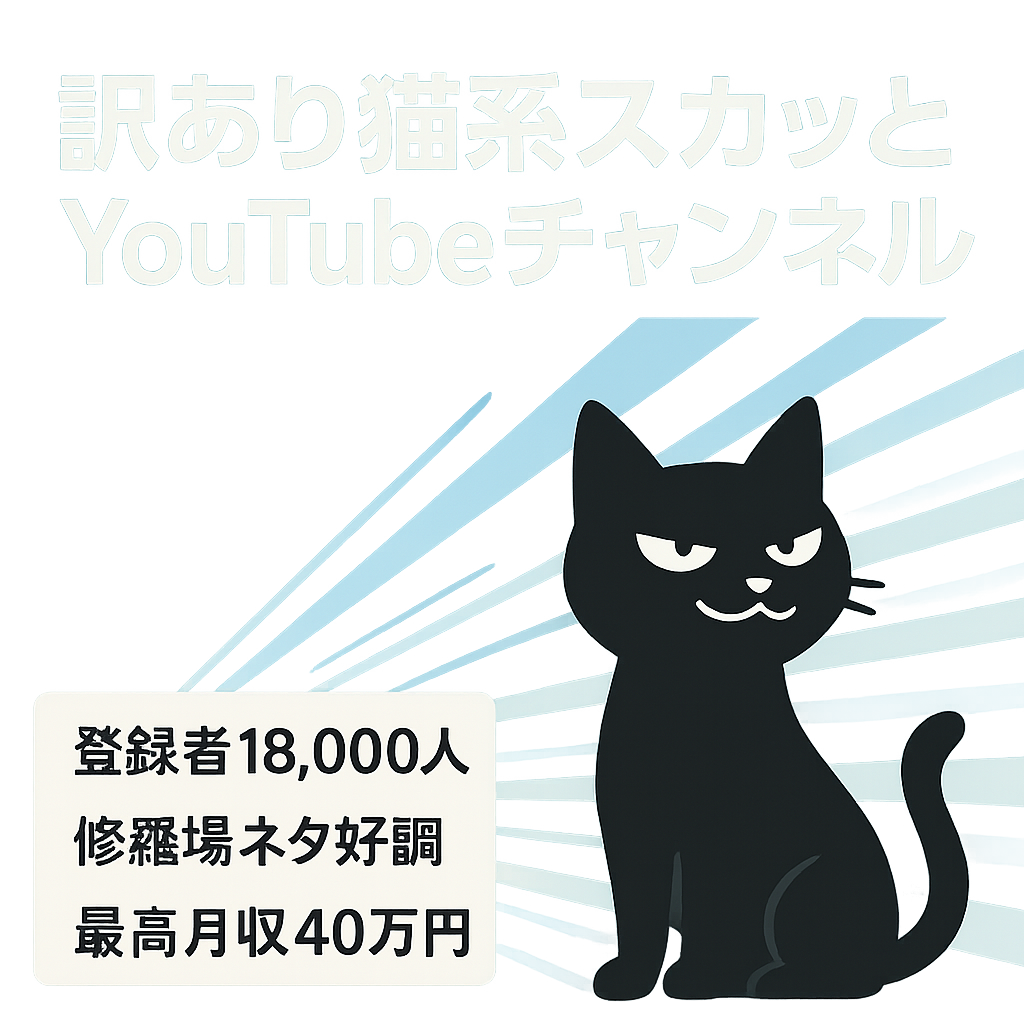 【訳あり】猫系スカッとチャンネル チャンネル登録者数18,000人→コンテンツの繰り返し