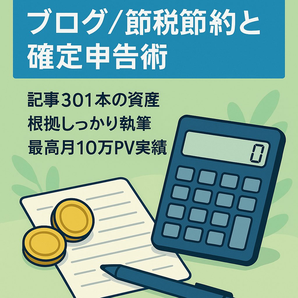 税務職員経験者による節税節約のポイント、確定申告手順や、副業、投資に関する情報発信