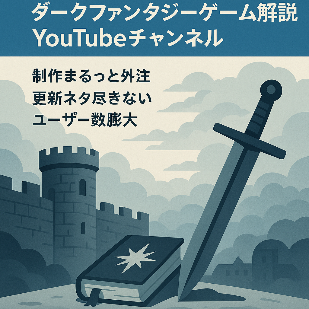 【完全外注可能】世界的有名ダークファンタジーゲームのゆっくり解説チャンネル【YouTube】