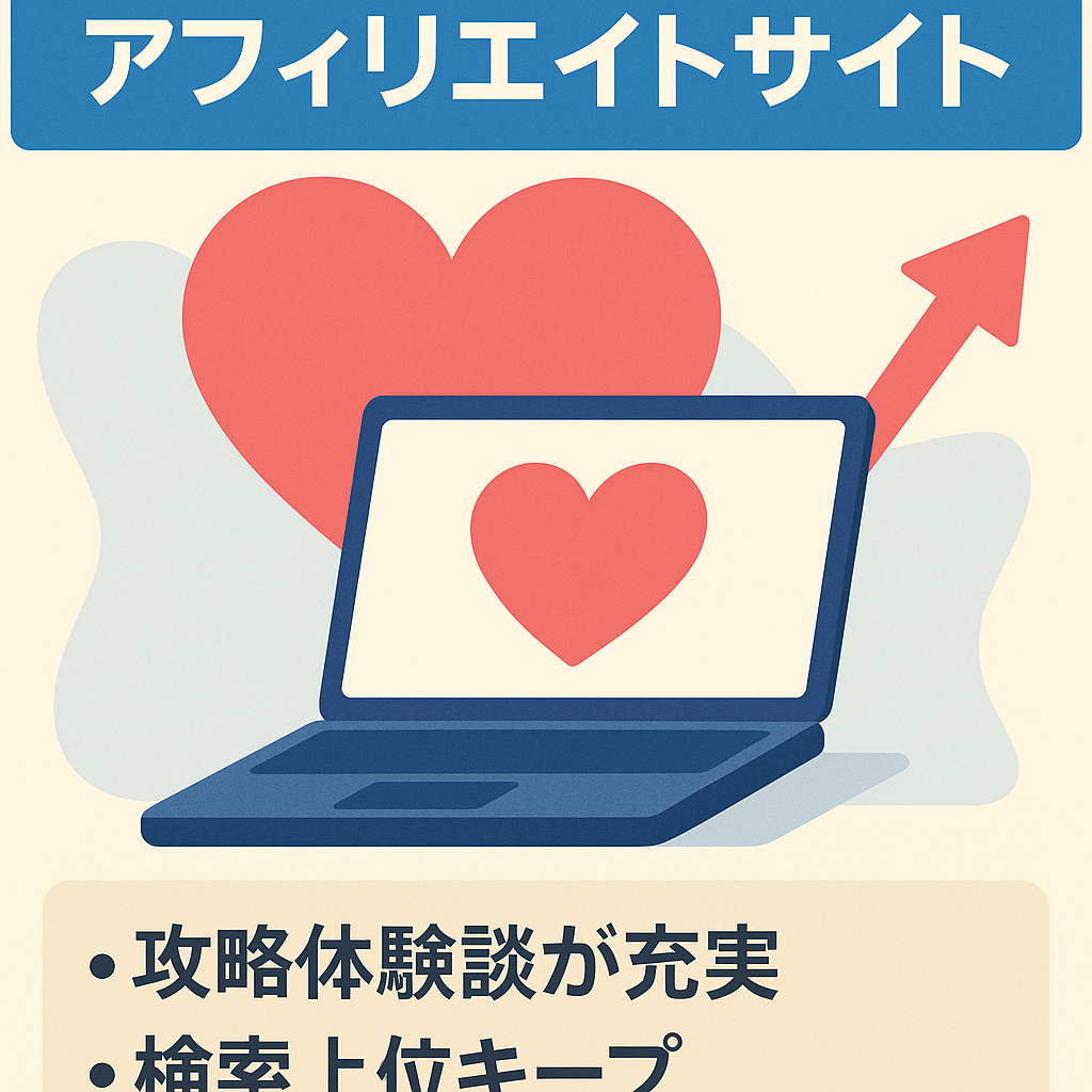出会い系サイトのアフィリエイトサイト大人の出会いに特化したコンテンツ