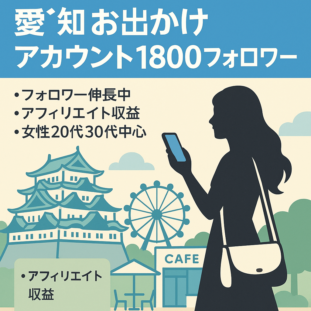 インスタグラム 愛知中心のお出かけアカウント/ フォロワー1800人