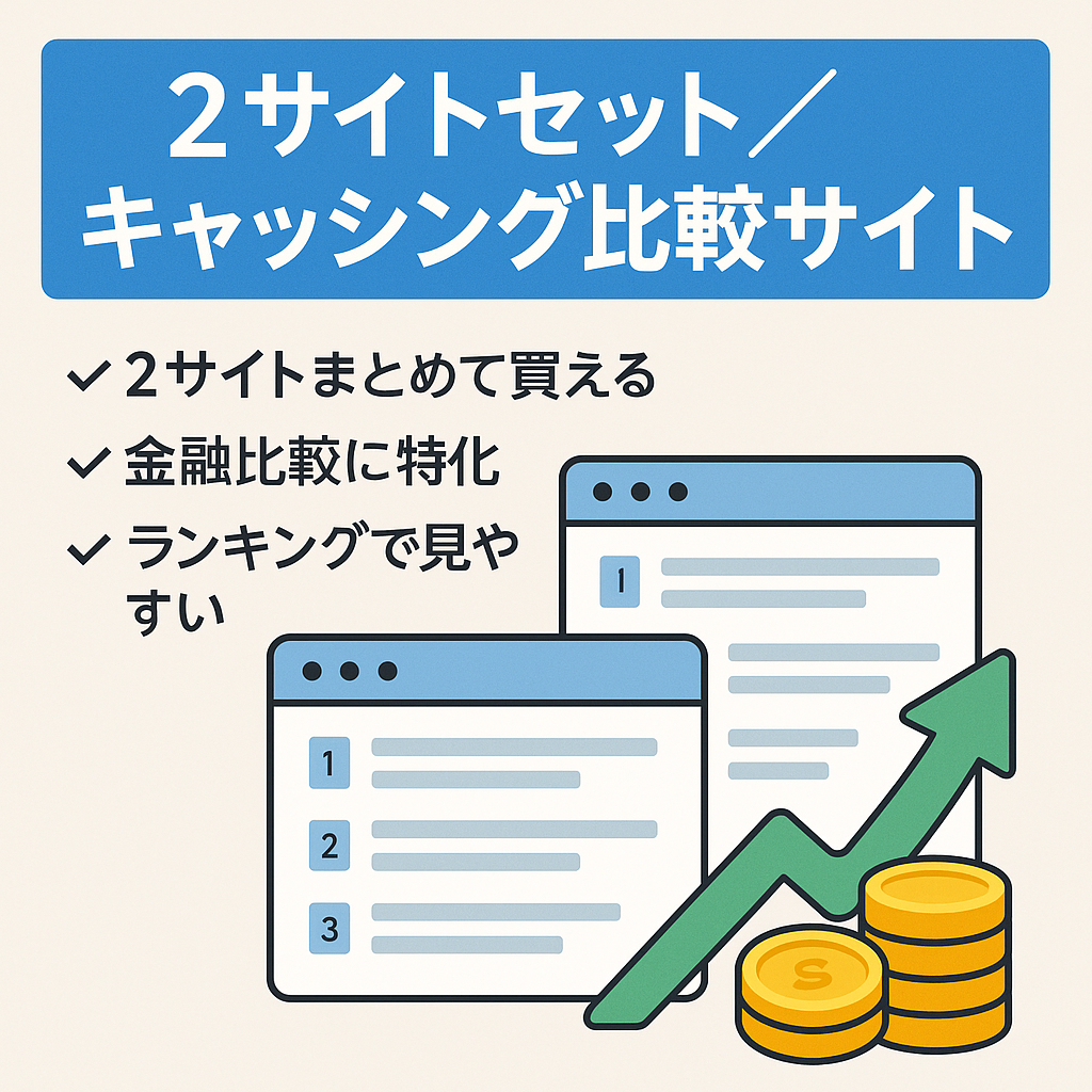 【2サイトセット】キャッシングのランキング比較サイト