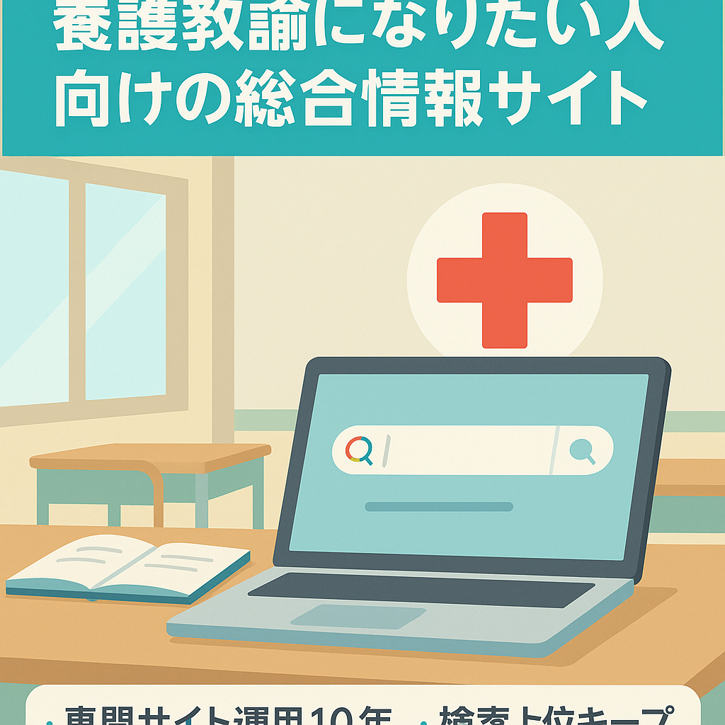 【検索上位表示も】養護教諭になりたい人向けの総合情報サイト