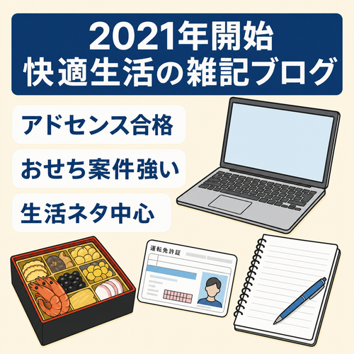 【記事数750以上】2021年1月から運営。当初車の免許取得の個人日記からスタートした、ごちゃまぜジャンルブログblog 快適な生活＆新しい発見＆有益な情報記事