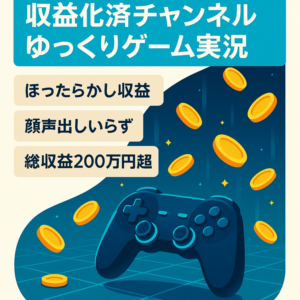 【収益化済みチャンネル】ゆっくりゲーム実況チャンネル