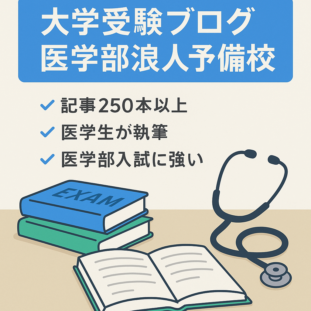 【大学受験メディア】医学部・浪人・予備校に強い受験メディアブログ