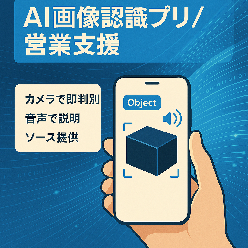誰にでもAI技術のすごさがわかります。御社のAIソリューションや先進技術サービスへの宣伝、営業につながるアプリです。