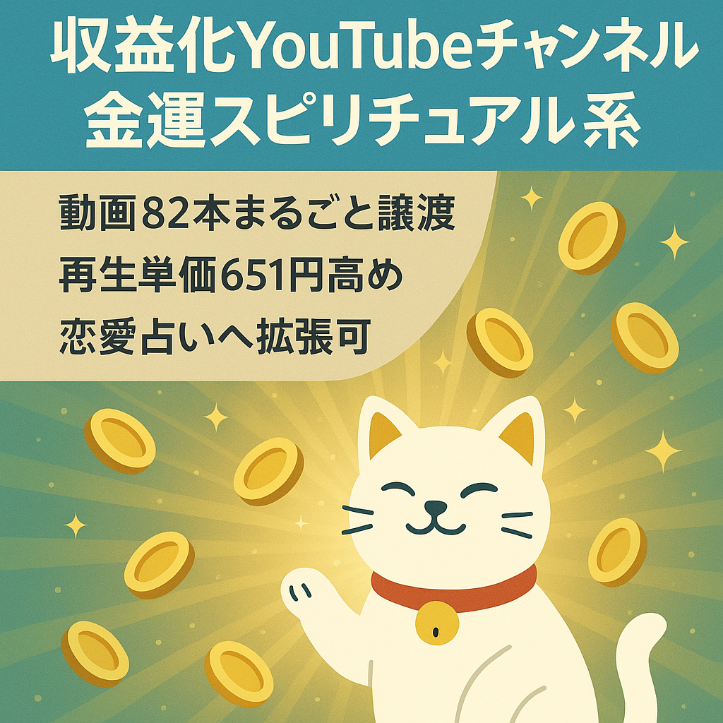 【収益化済・総視聴67万再生】登録者2,000人の金運スピリチュアル系のゆっくり解説チャンネル