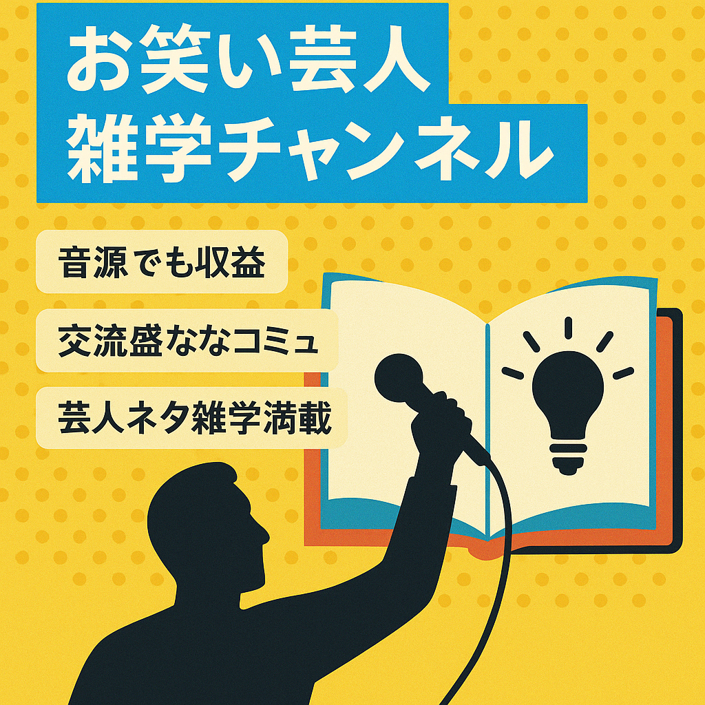 【総再生回数490万回以上】お笑い芸人の雑学チャンネル