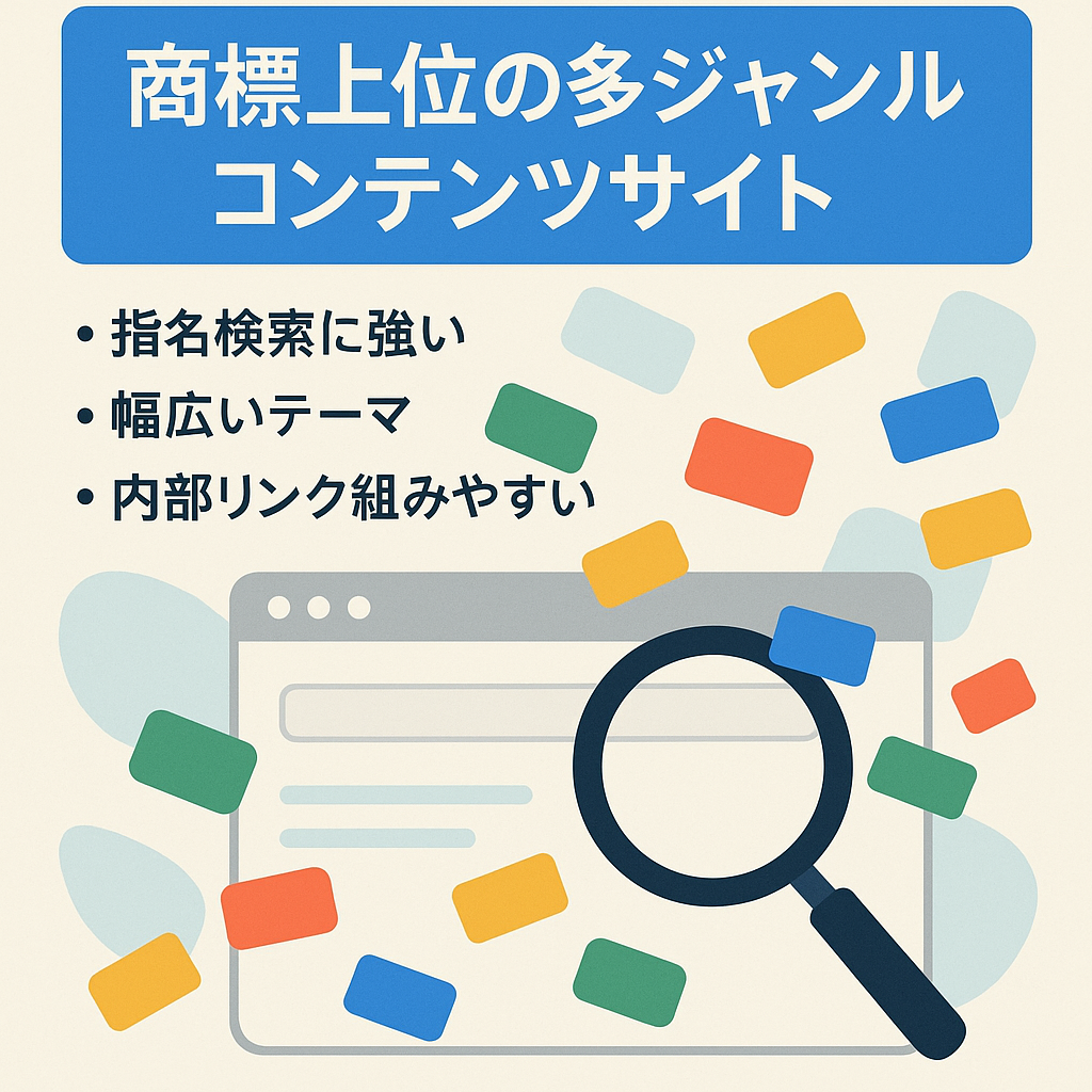 商標ワードの上位表示記事多数！ファッション・ドッグフードなど多ジャンルで汎用性が高いサイト
