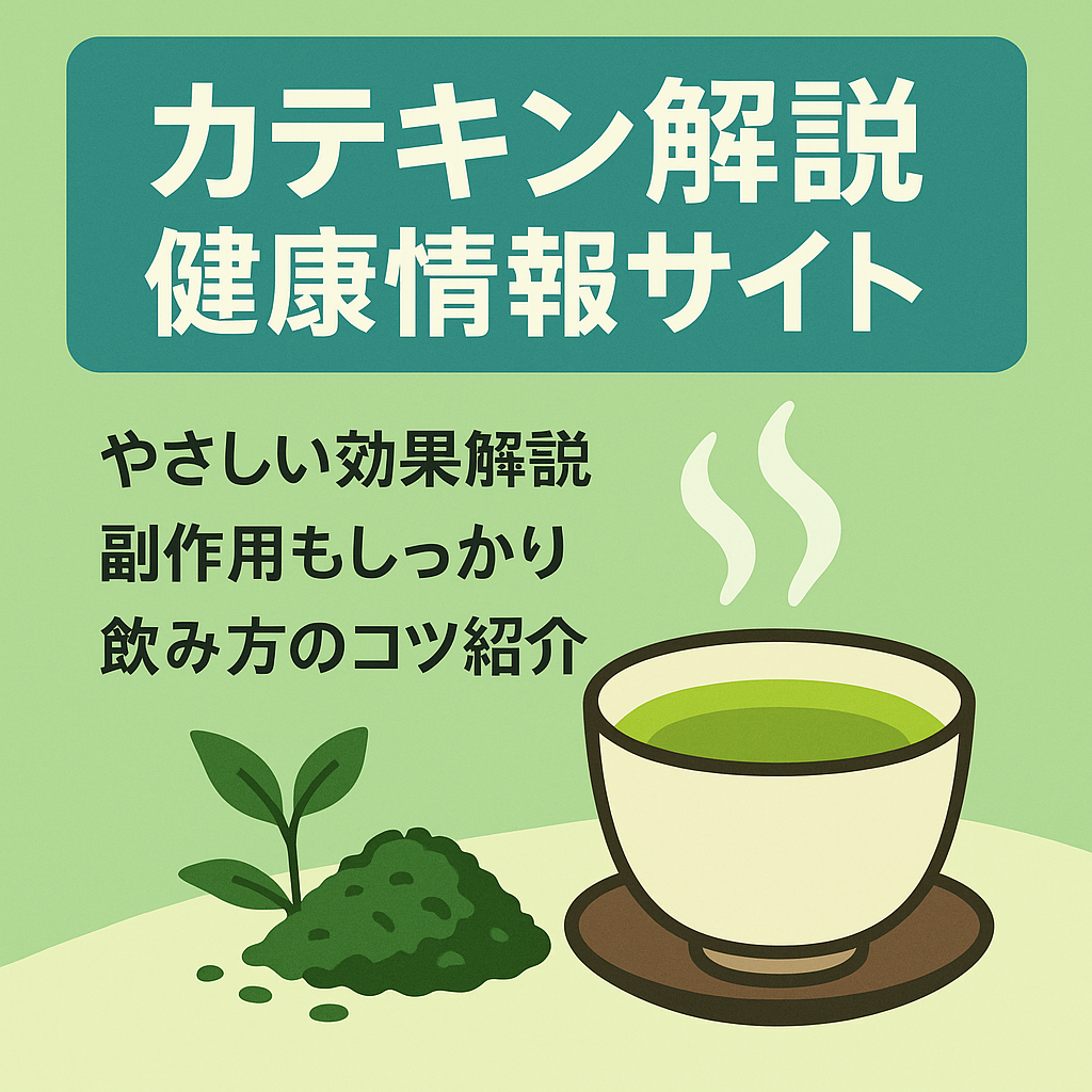 カテキンの効果や副作用、効果的な摂取方法を知りたい方に関する情報サイト