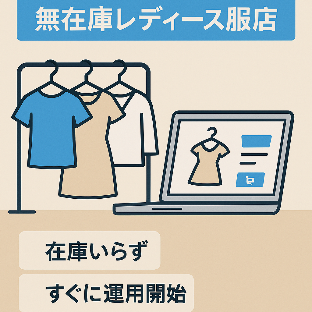 【8万円売上実績あり】BASEレディースアパレル無在庫ネットショップ