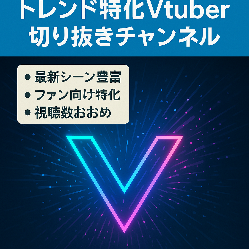 【トレンド特化型チャンネル】人気Vtuber切り抜き動画