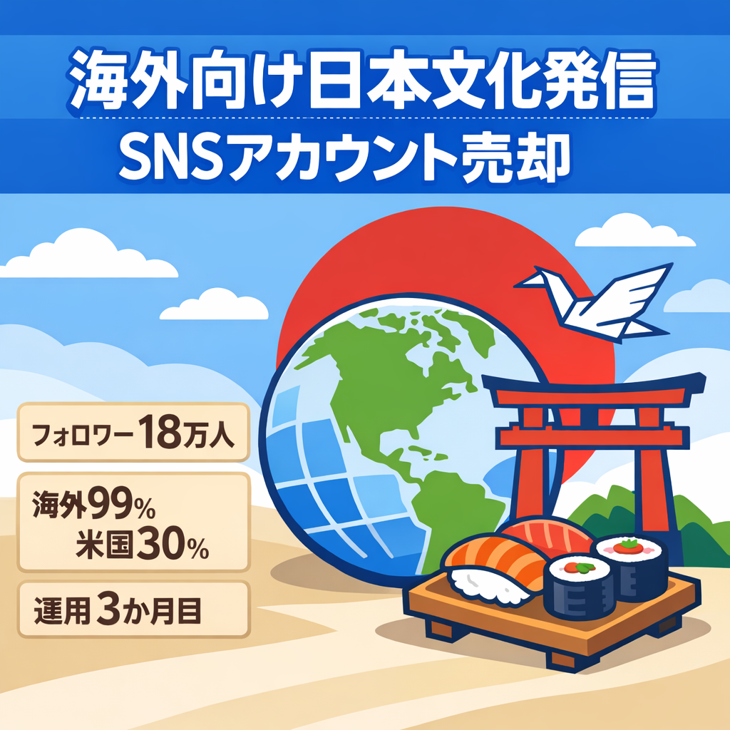 【フォロワー18万人】海外向け日本文化発信インスタアカウント、99%海外フォロワー30%米国