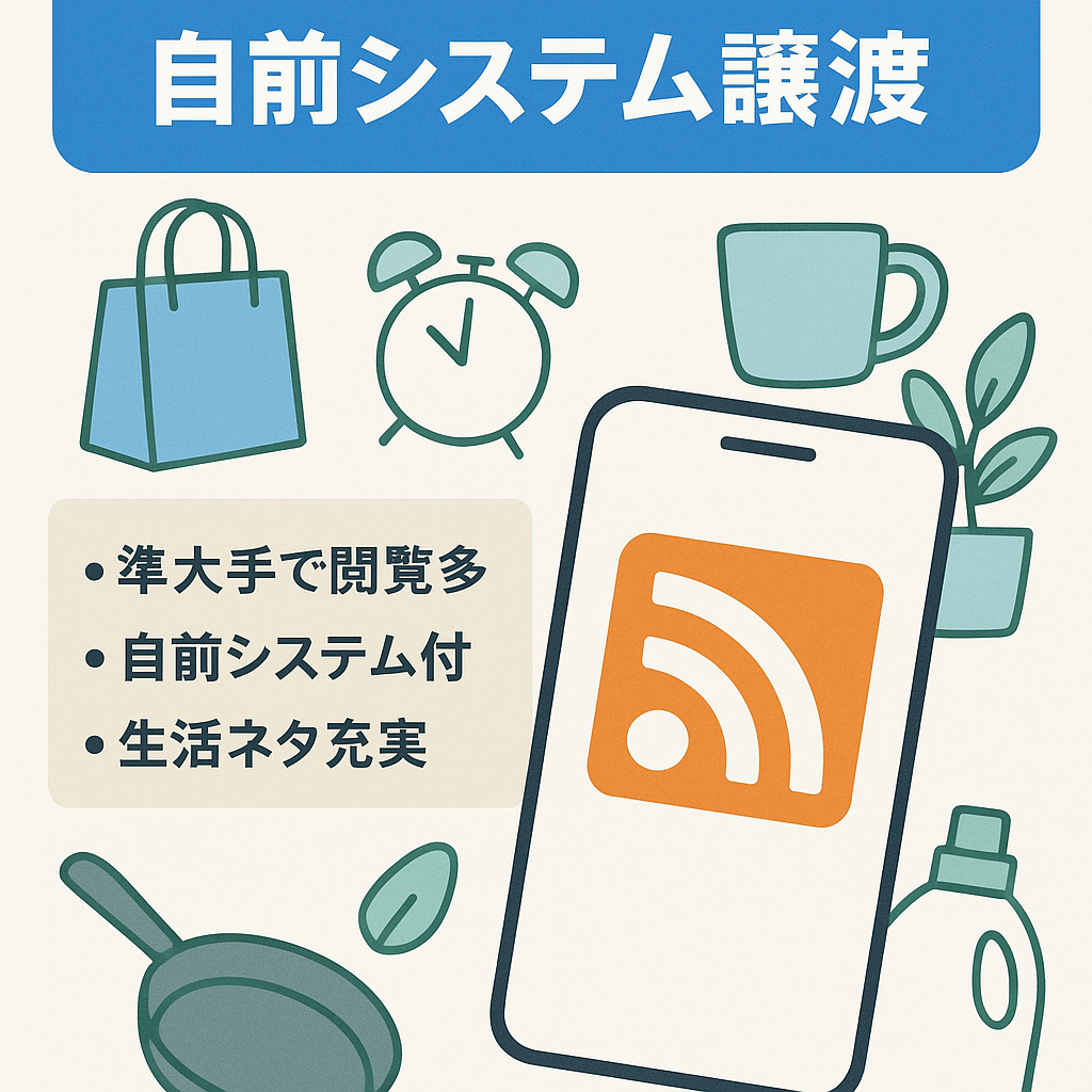 2chまとめのアンテナサイト　準大手アクセス数十分あり！　自前開発のアンテナも譲渡