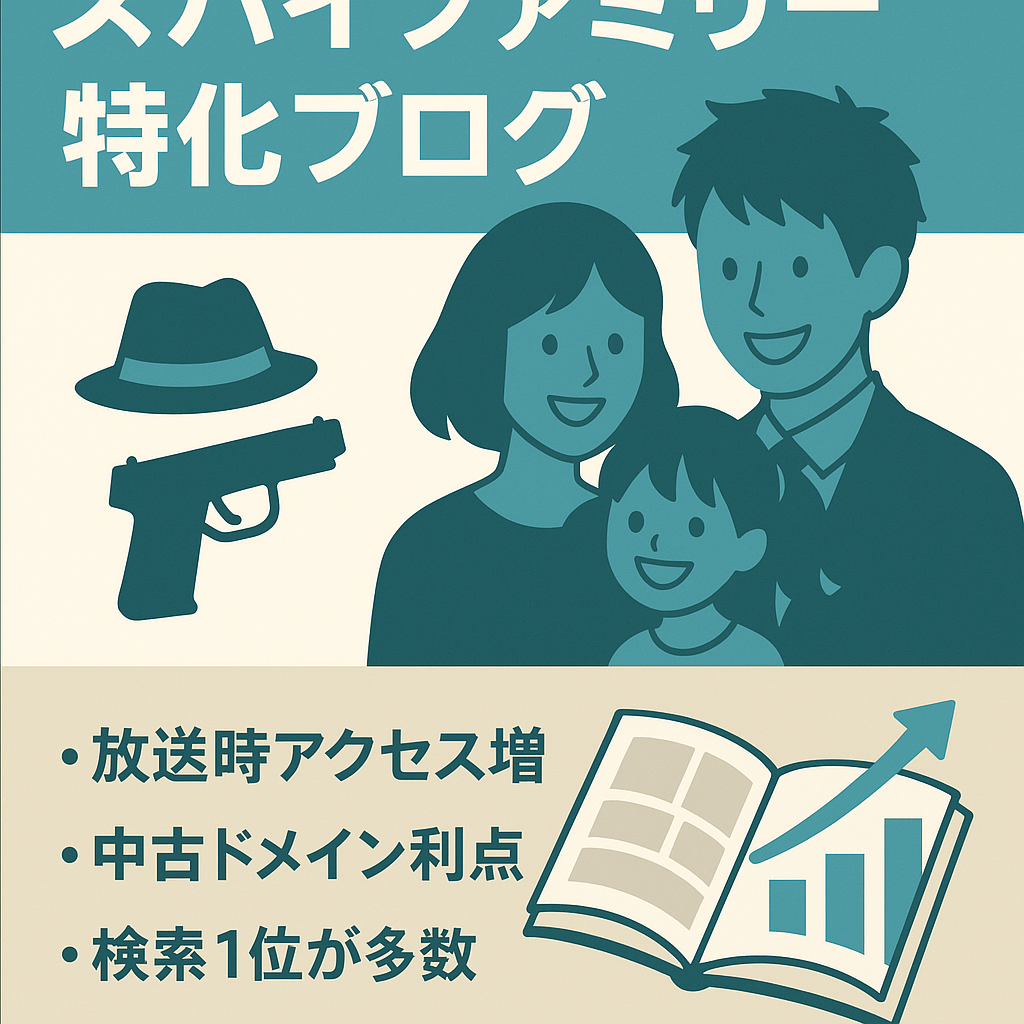 【人気アニメ＆漫画】スパイファミリーについてだけ紹介している特化ブログ！