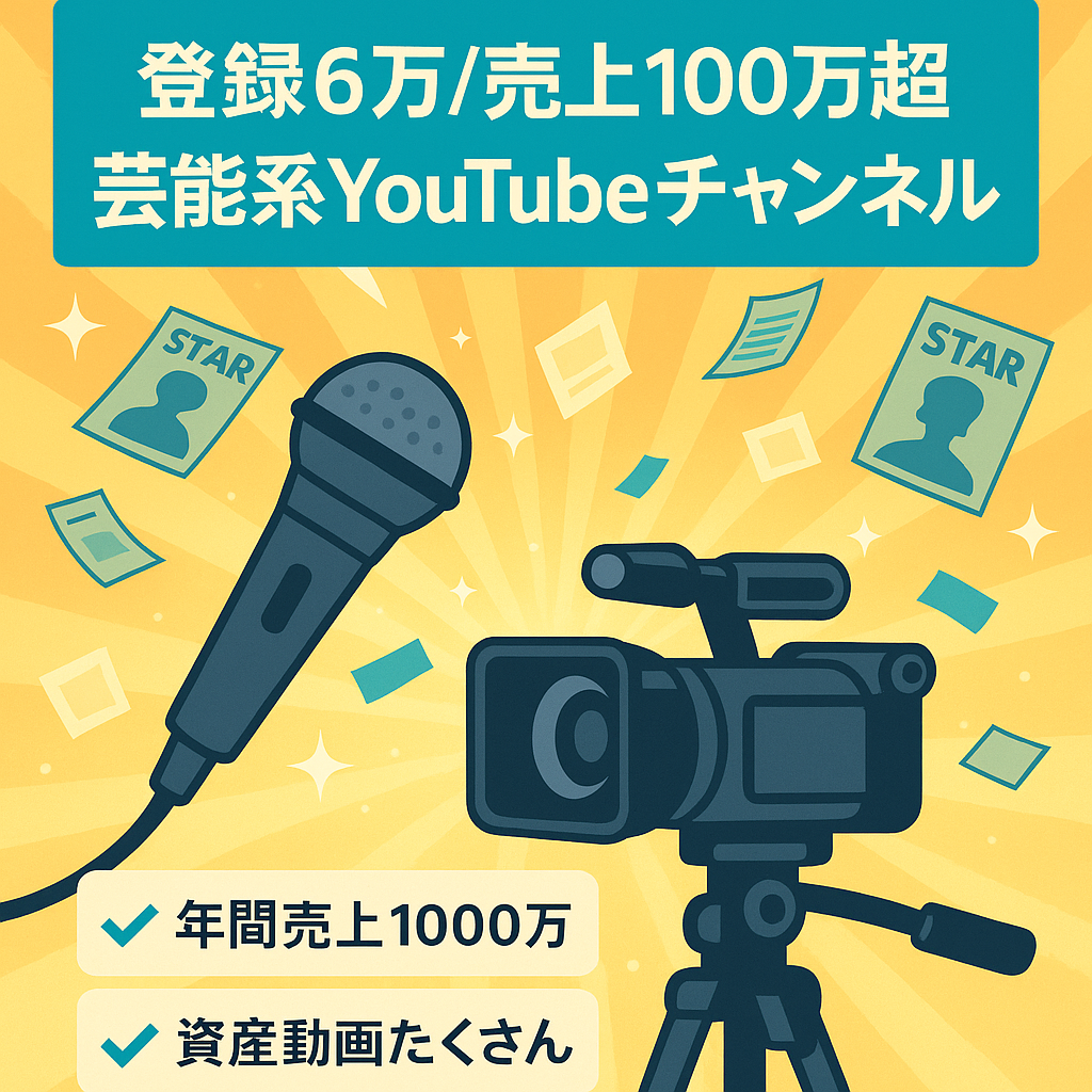 【売上100万超え月多数】登録者6万人越えのガルちゃん芸能系チャンネル